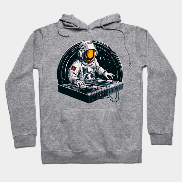 Dj Astronaut Hoodie by OscarVanHendrix